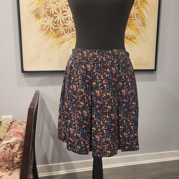 Collective Concepts Pleated Mini Skirt Lined Skirt Small - Picture 2 of 8